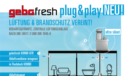 GebaFresh plug & play Broschüre